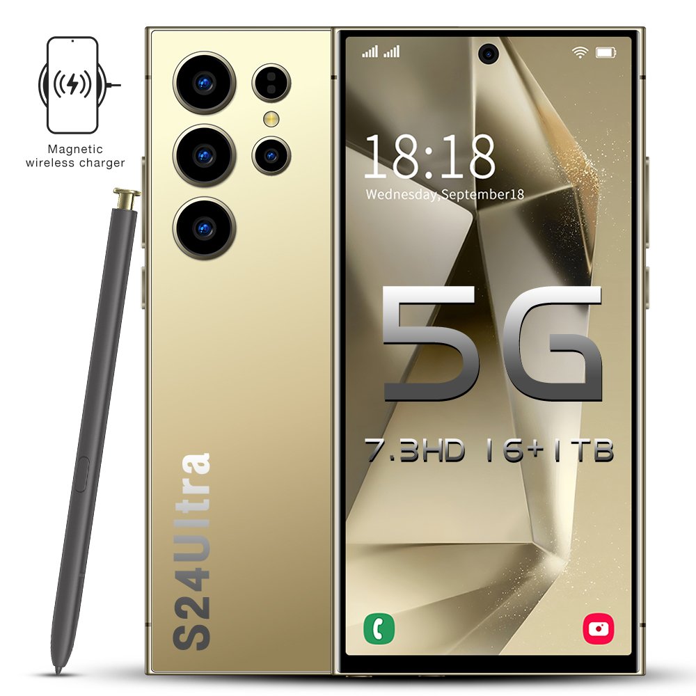 S24 Ultra beauty camera best selling factory price global version gaming mobile phone new original 3g 4g 5g smartphone